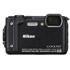 NIKON kompakt Coolpix W300, 16MPix, 5x zoom - černý + 2v1 plovoucí popruh NIKON kompakt Coolpix W300, 16MPix, 5x zoom - černý + 2v1 plovoucí popruh