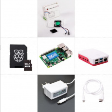 Raspberry Set Zonepi Pi 4B/2GB, (SDHC 32GB + adaptér, chladič, oficiálna krabica, HDMI kábel, napájací zdroj)