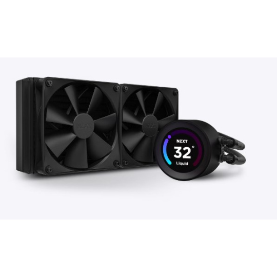 NZXT vodní chladič Kraken 280 ELITE / 2x140mm fan / LCD disp. / 6 let