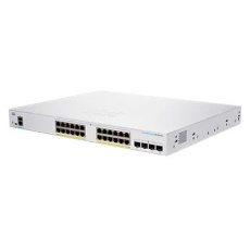 BAZAR - Cisco switch CBS250-24P-4G (24xGbE,4xSFP,24xPoE+,195W,fanless) - REFRESH - rozbaleno