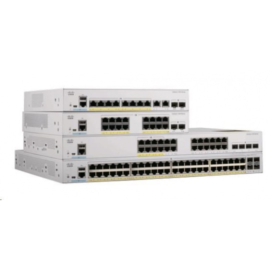 Cisco Catalyst C1000-24P-4X-L, 24x10/100/1000, 4xSFP+, PoE