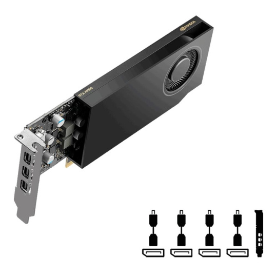 PNY VGA NVIDIA RTX A1000 8G, 8G GDDR6, 4xmDP PNY VGA NVIDIA RTX A1000 8G, 8G GDDR6, 4xmDP