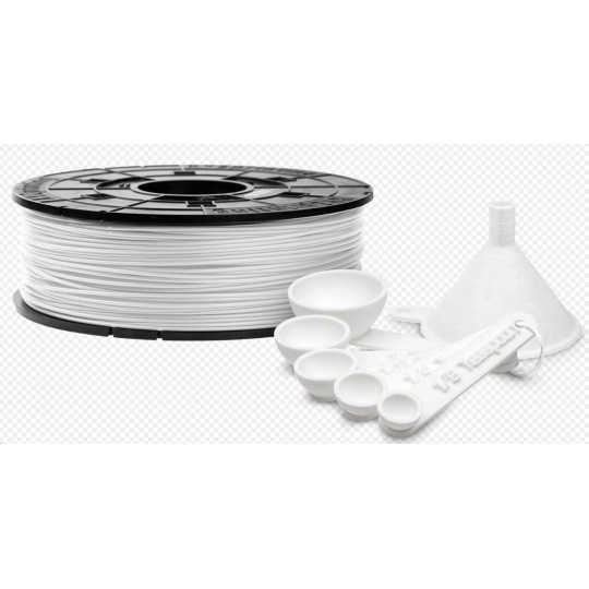 XYZ 600 gramů, White - Antibakteriální PLA filament pro da Vinci Nano, Mini, Junior, Super, Color
