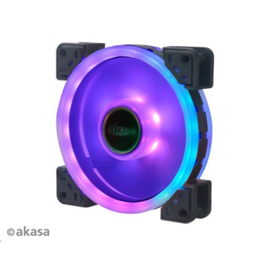 Ventilátor AKASA Vegas TLX, 120x120x25 mm, aRGB, obojstranný