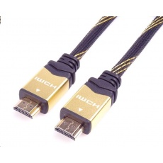 Kábel HDMI PREMIUMCORD 2.0 Vysokorýchlostný + ethernetový kábel HQ, pozlátené konektory, 1,5 m