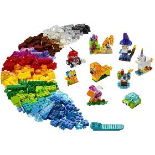 LEGO Classic Priesvitné kreatívne kocky 11013