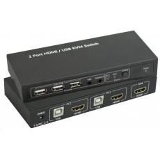 Přepínač KVM SpeaKa Professional 2 porty, HDMI Přepínač KVM SpeaKa Professional 2 porty, HDMI