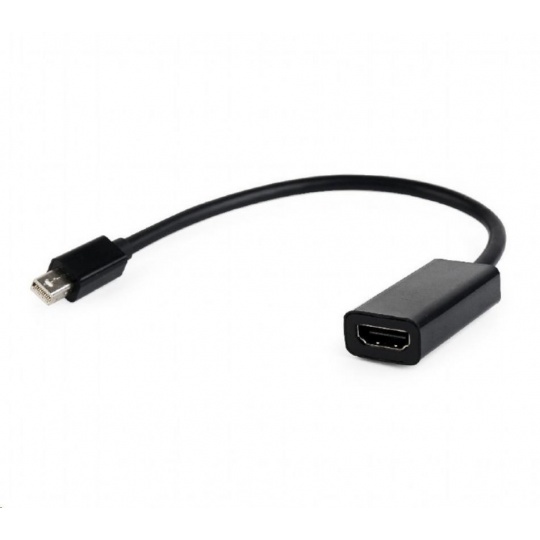 GEMBIRD Cable CABLEXPERT červená. miniDisplayport na HDMI, M/F, čierny