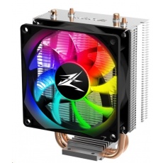 ZALMAN chladič CNPS4X RGB/ ultratichý/ 92mm PWM fan/ 2 heatpipes/ pro Intel 115x, AMD AM4