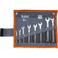 Extol Premium (6319) klíče očkoploché, sada 8ks, 7-8-10-12-13-14-17-19mm, CrV Extol Premium (6319) klíče očkoploché, sada 8ks, 7-8-10-12-13-14-17-19mm, CrV