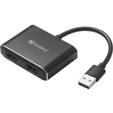 Sandberg redukce USB-A -> 2x HDMI