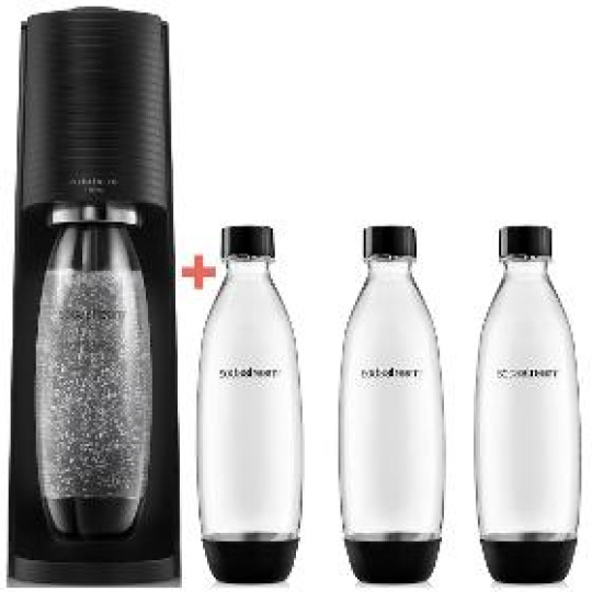 Predajná sada TERRA black CQC+fľaša TriPack SODASTREAM