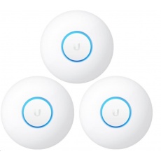 UBNT UniFi AP nanoHD, 3-PACK, bez PoE! [Inside AP, 2.4+5GHz (300Mbps+1733Mbps), MU-MIMO, 802.11a/b/g/n]