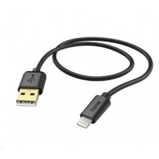 Hama MFI USB nabíjecí/datový kabel pro Apple s Lightning konektorem, 1,5 m, černý Hama MFI USB nabíjecí/datový kabel pro Apple s Lightning konektorem, 1,5 m, černý