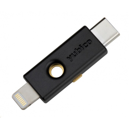 YubiKey 5Ci - USB-C + Lightning, klíč/token s vícefaktorovou autentizaci, podpora OpenPGP a Smart Card (2FA)