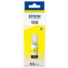 EPSON poškozený obal ink bar 106 EcoTank Yellow ink bottle EPSON poškozený obal ink bar 106 EcoTank Yellow ink bottle