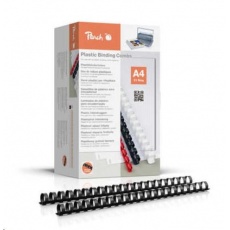 Peach Binding Combs 21 Rg A4 38mm, black Peach Binding Combs 21 Rg A4 38mm, black