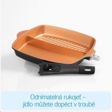Livington Black Twin Pan - Dvě oddělené plochy pro přípravu jídel Livington Black Twin Pan - Dvě oddělené plochy pro přípravu jídel