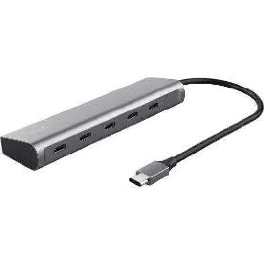 USB rozbočovač Halyx Aluminium HUB 5port 3.2 Gen1 TRUST