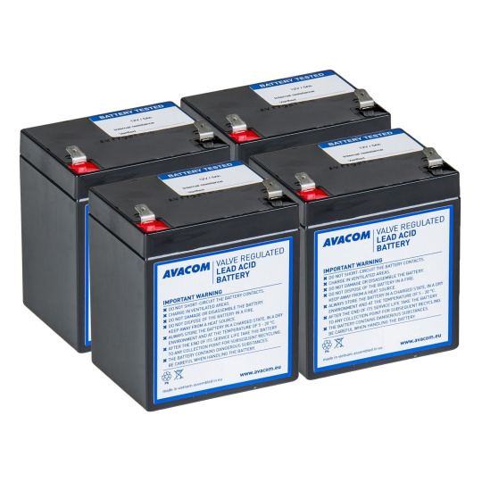 AVACOM Náhradní baterie AVA-RBP04-12050-KIT pro UPS CyberPower, Vertiv AVACOM Náhradní baterie AVA-RBP04-12050-KIT pro UPS CyberPower, Vertiv