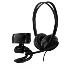 TRUST set webcamera + headset DOBA 2-in-1, Home-office set TRUST set webcamera + headset DOBA 2-in-1, Home-office set