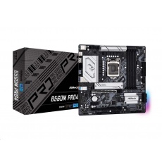 ASRock MB Sc LGA1200 B560M PRO4, Intel B560, 4xDDR4, 1xDP, 1xHDMI, mATX ASRock MB Sc LGA1200 B560M PRO4, Intel B560, 4xDDR4, 1xDP, 1xHDMI, mATX