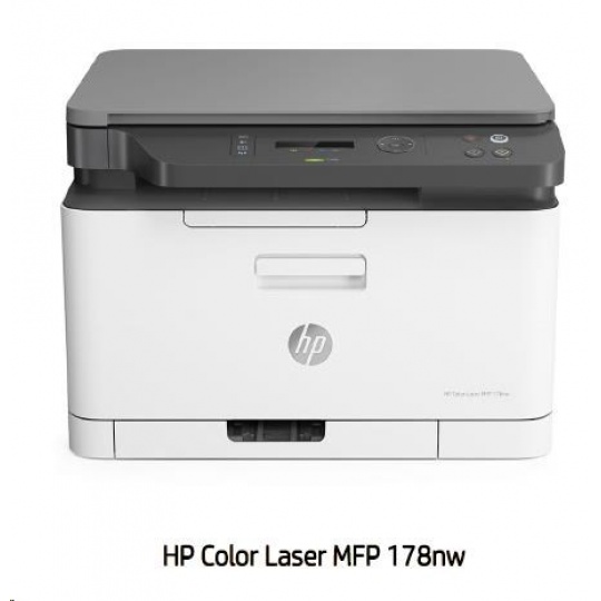 HP Color Laser 178NW (A4,18/4 str./min., USB 2.0, Ethernet, Wi-Fi, tlač/skenovanie/kopírovanie)