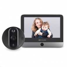 Eques VEIU Mini 2 - Gray digitální dveřní kukátko Eques VEIU Mini 2 - Gray digitální dveřní kukátko