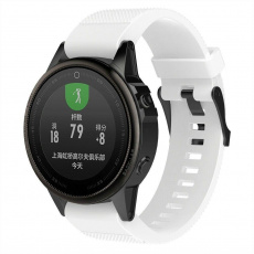 eses Silikonový řemínek bílý pro Garmin - EasyFit/QuickFit 20mm eses Silikonový řemínek bílý pro Garmin - EasyFit/QuickFit 20mm