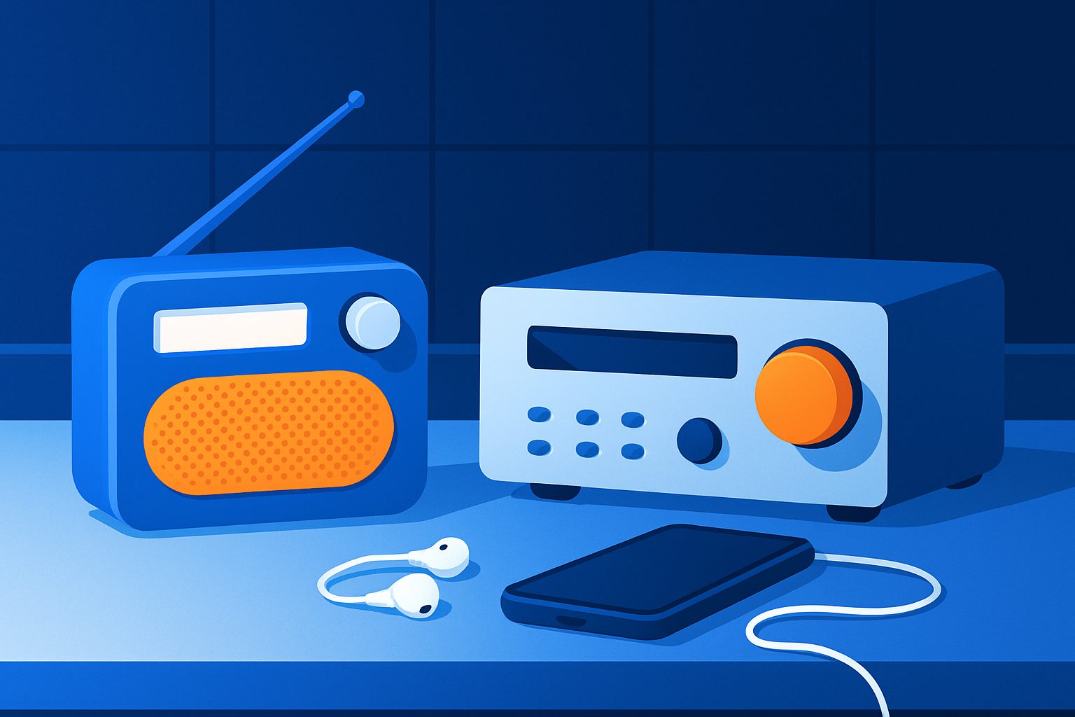 Rádio a mini hi‑fi do kuchyne či dielne: DAB+, FM alebo Bluetooth