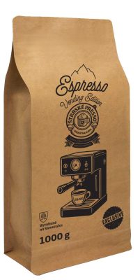 ŠTRBSKÉ PRESSO VENDING 1000 g zrnková káva, 20% arabika / 80% robusta
