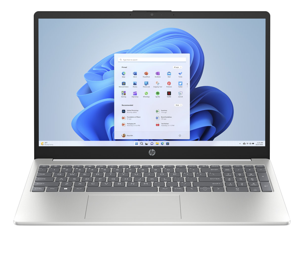 HP 15-fc0223nc notebook, 512 GB, diamantovo biely