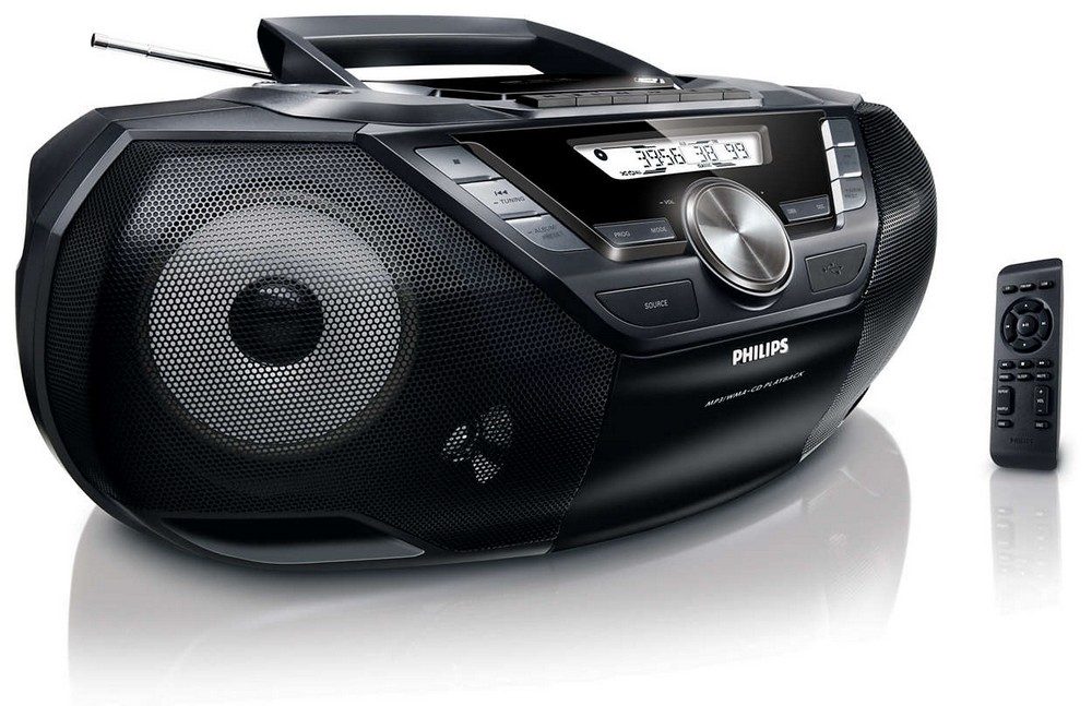 Philips AZ787/12 CD radiomagnetofón, čierny