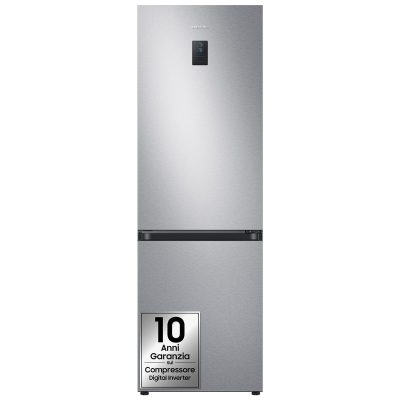 Samsung RB34C675DSA EcoFlex AI kombinovaná chladnička, 344 l, strieborná (inox)