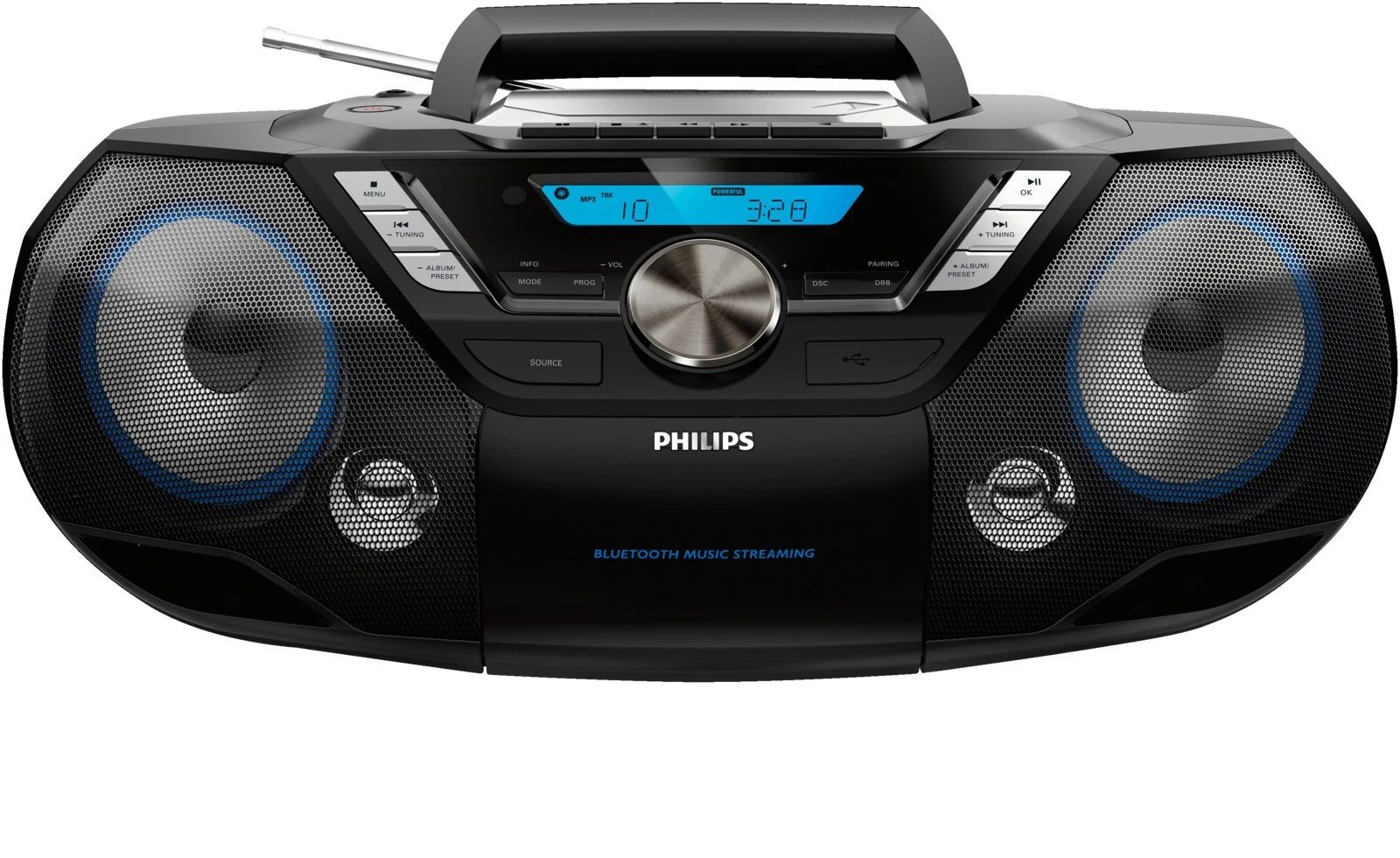 Philips AZB798T/12 CD Soundmachine, čierny