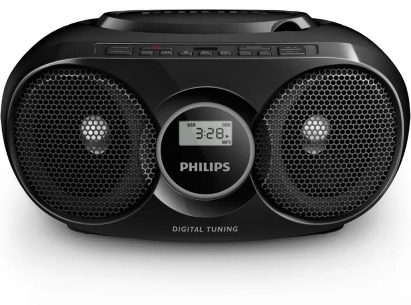 Philips AZ318B CD Soundmachine prenosné CD rádio, čierny