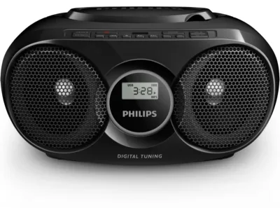 Philips AZ318B CD Soundmachine prenosné CD rádio, čierny