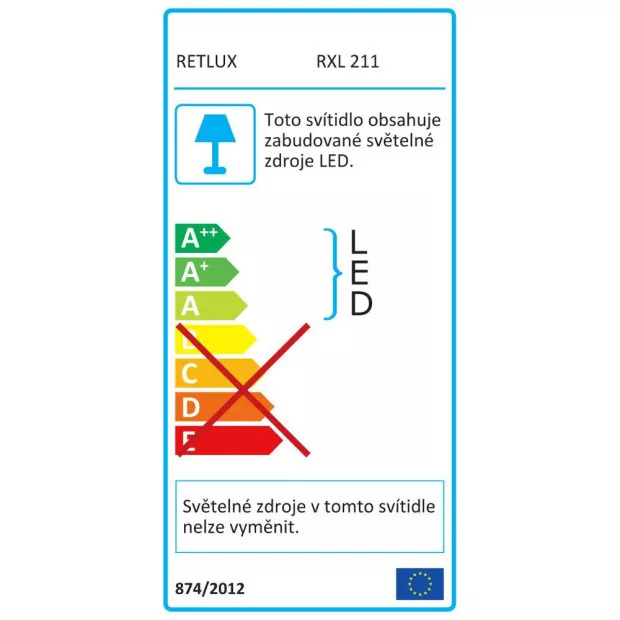RETLUX RXL 211 vianočný LED reťaz, 200 LED, teplá biela