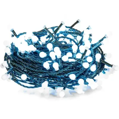 Retlux RXL 222 vianočná reťaz, 200 LED, 20+5 m, studená biela