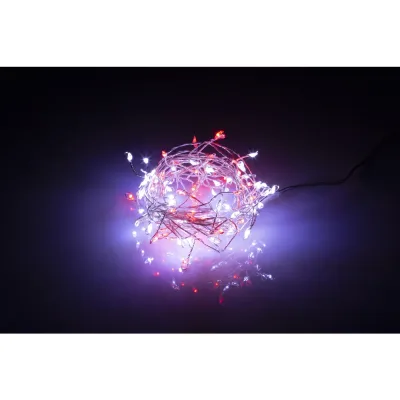 Retlux RXL 381 Nano 30LED vianočný reťaz, červená a studená biela