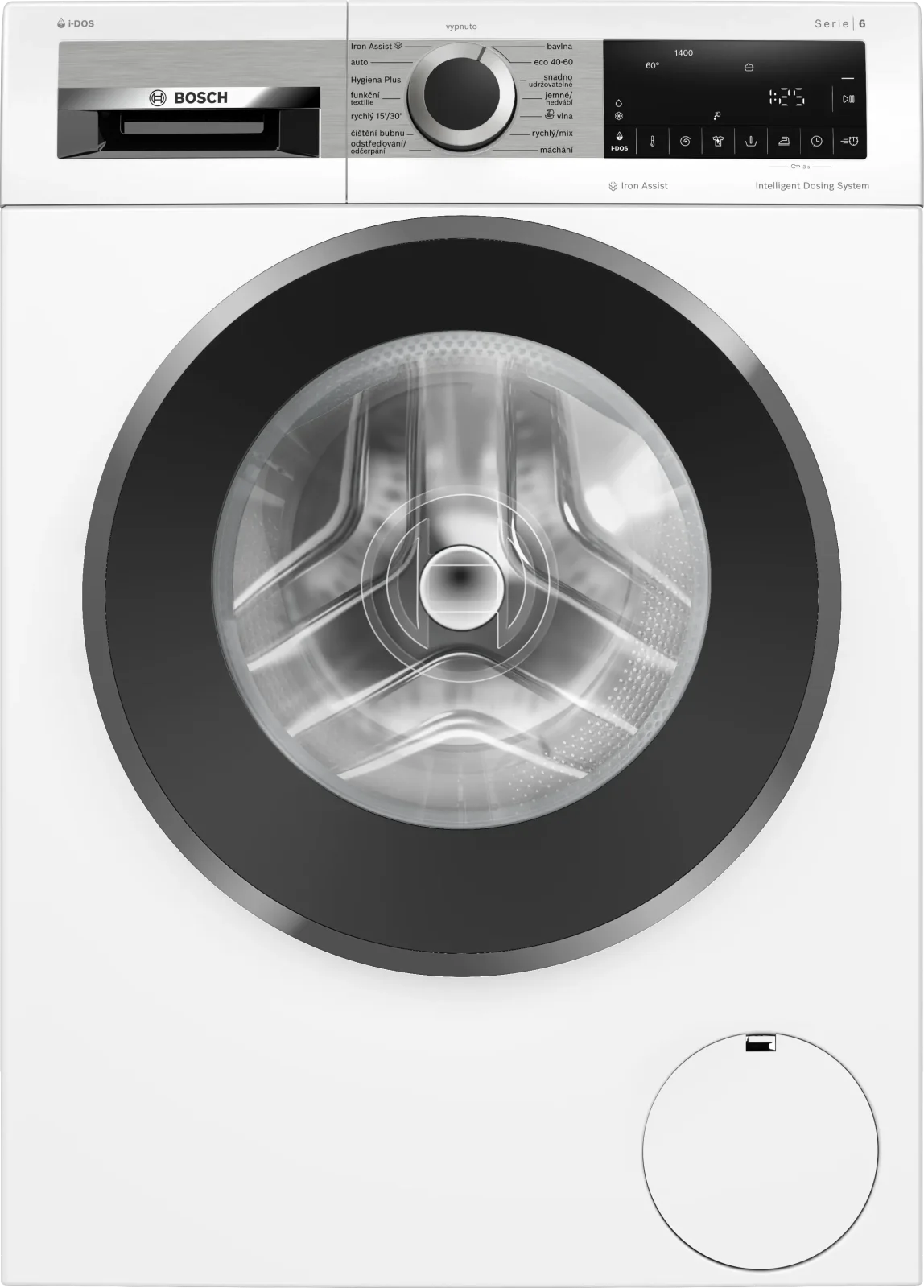 Bosch Serie 6 WGG244F0CS predom plnená práčka, 9 kg, titanová / čiernosivá dvierka